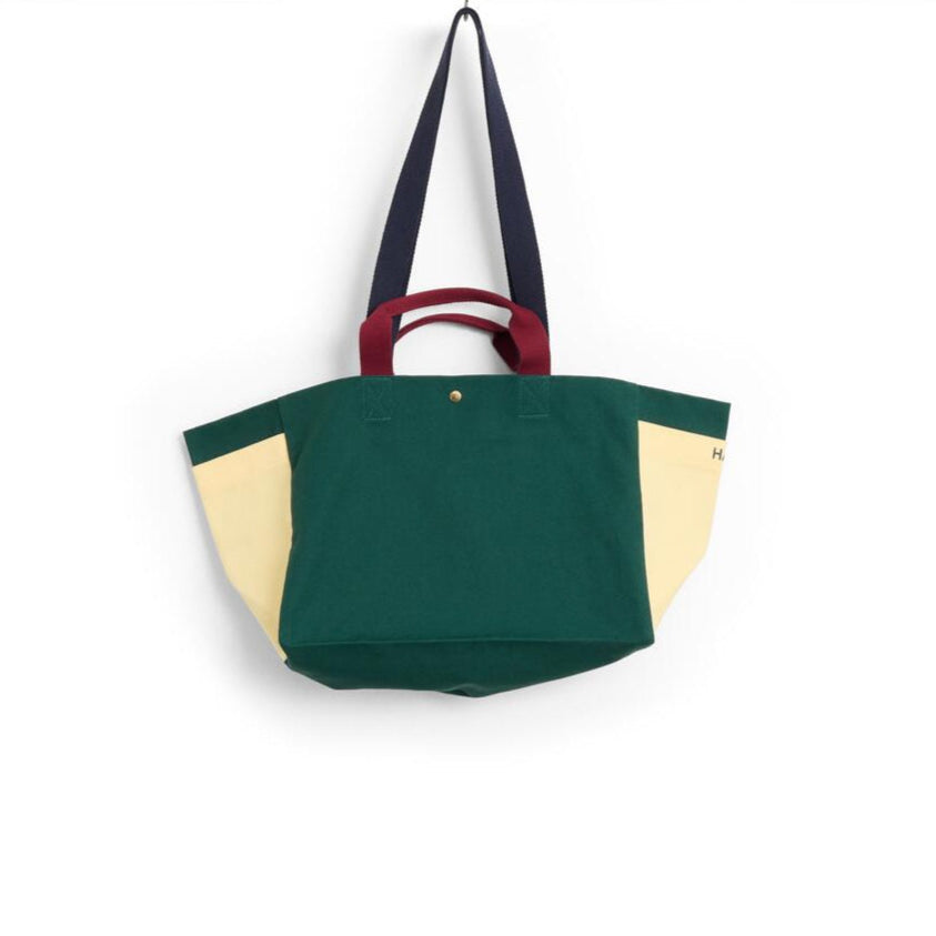 Weekendtaske, Small - Dark green multi
